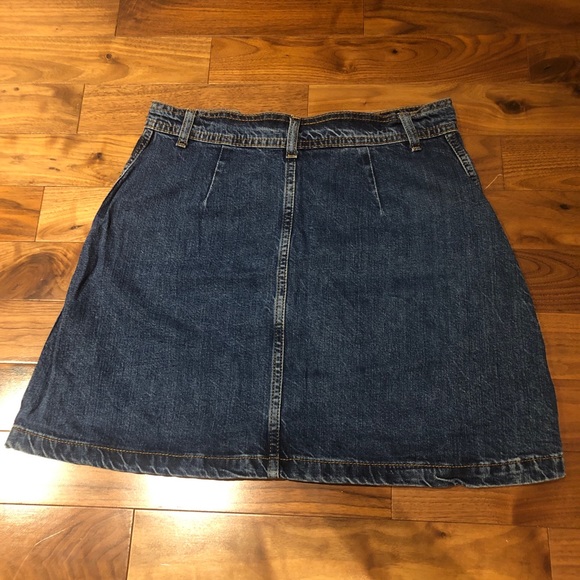 Zara Denim Button front A-line Skirt | Small - Picture 6 of 6